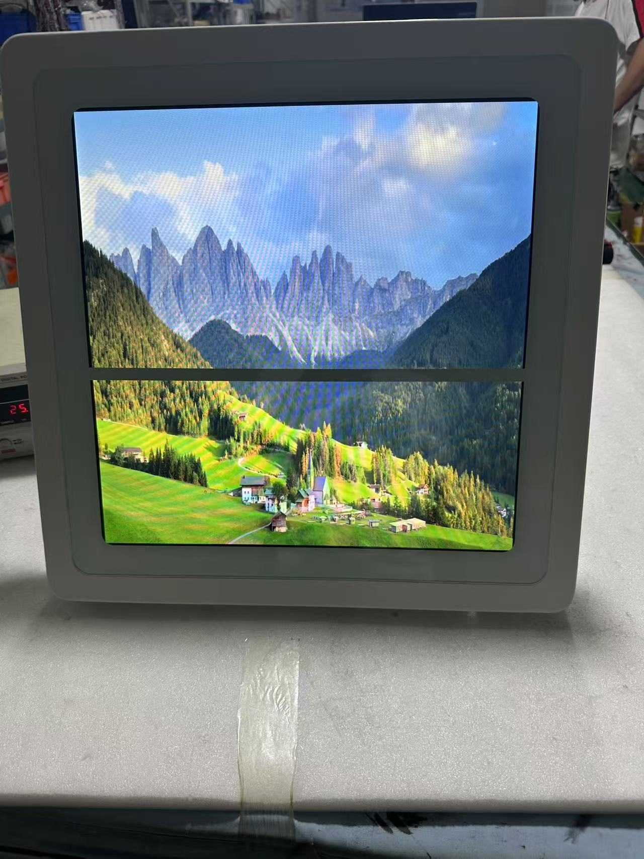 19.2inch Square Touch Monitor Wall mounted Desktop Dual-ad