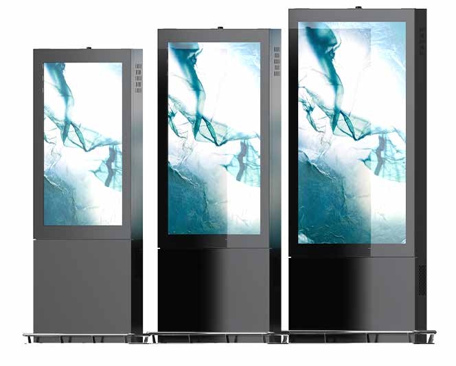 Velit Weatherproof 32 43 55 86 98 100 Inch 4K LCD 3000 Nits IP65 Kiosk